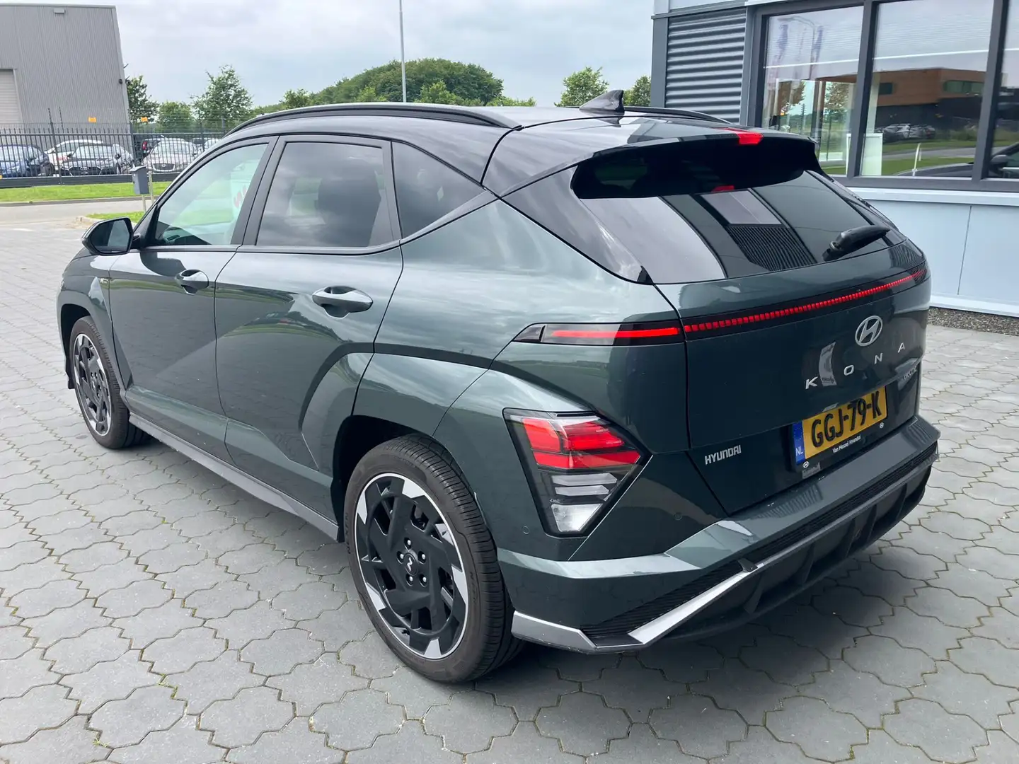 Hyundai KONA Electric N Line Sky 65.4 kWh FULL OPTIONS! 514KM W Зелёный - 2