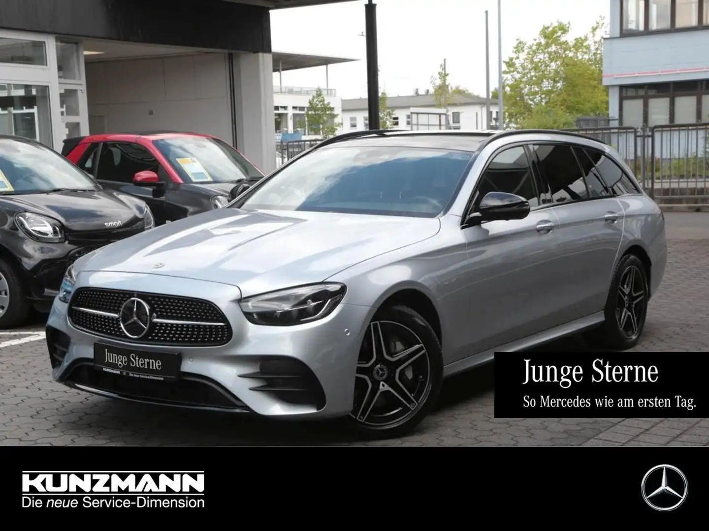 Mercedes-Benz E 300 de T AMG/Avantgarde Panorama AHK Distronic+ Silber - 1