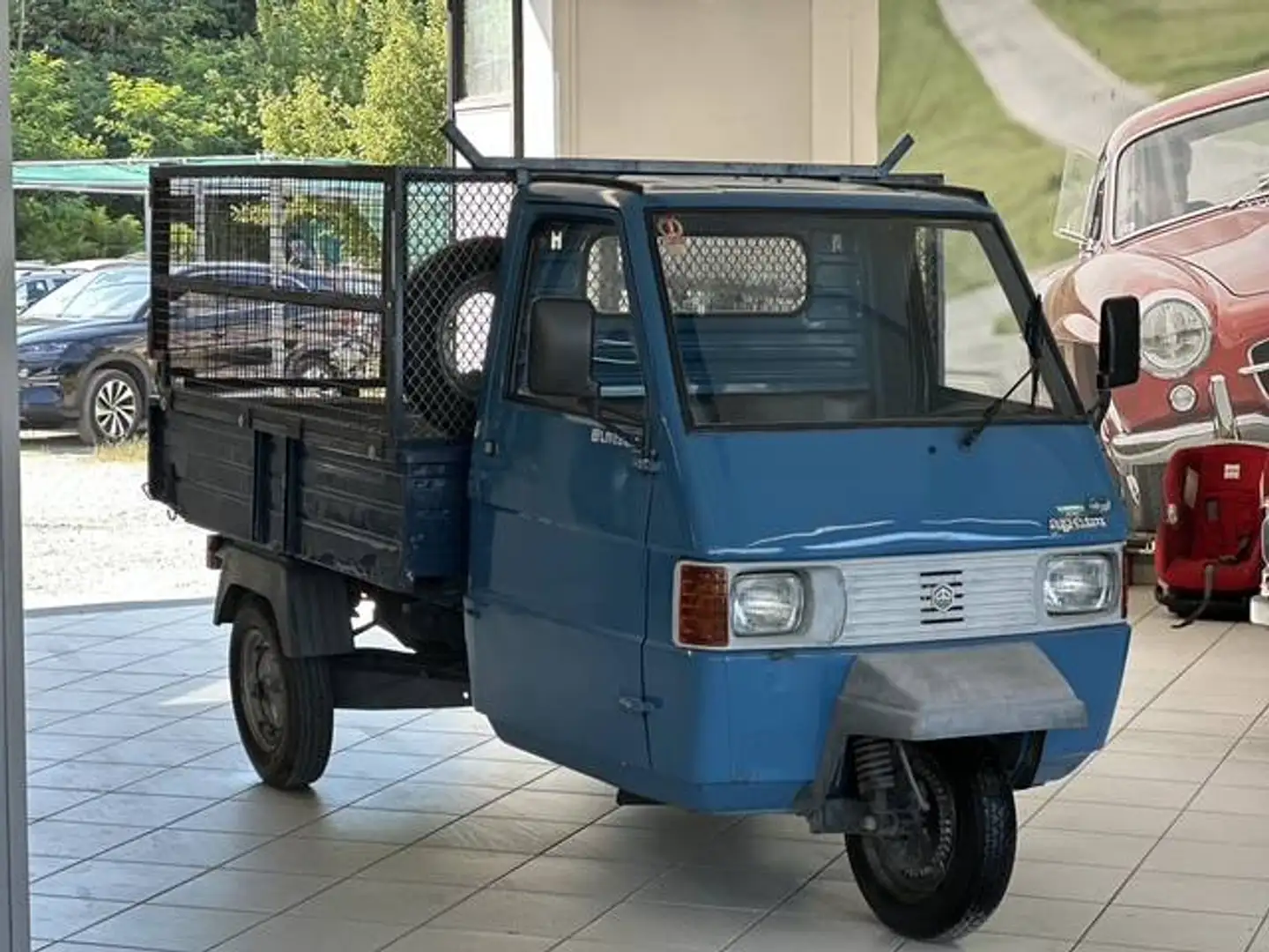 Piaggio Ape cassone ribaltabile Blau - 1
