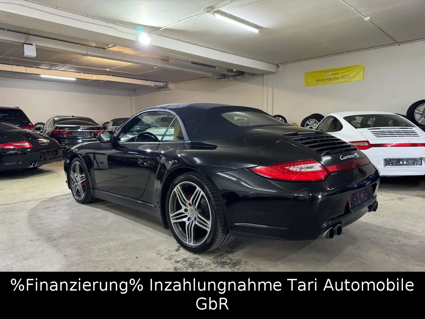 Porsche 911 Carrera 4S Cabrio Schalter BRD,Klappe*80tkm* Noir - 1