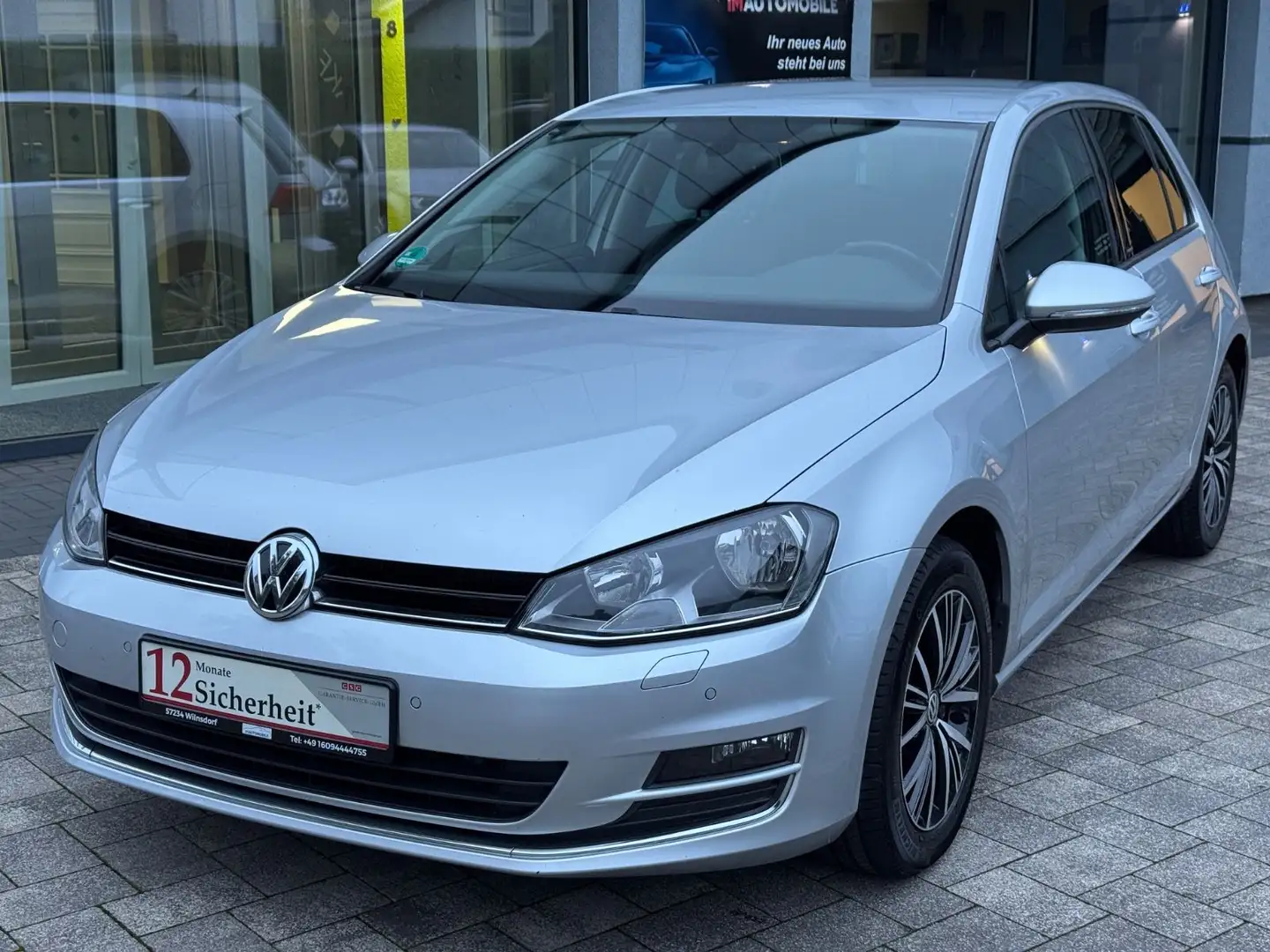 Volkswagen Golf VII Lim. 2.0 TDI Allstar*Standheizung*AHK* Silber - 1