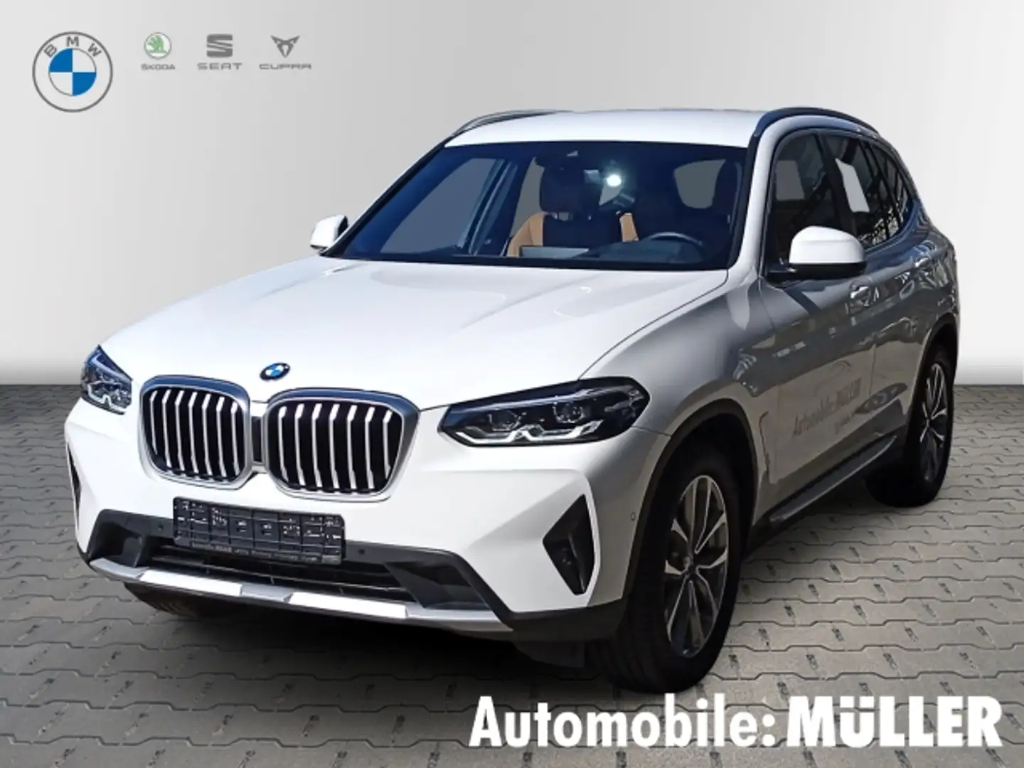 BMW X3 xDrive20d*AHK*RFK*HeadUpDisplay*HiFi*LED*DAB* Weiß - 1
