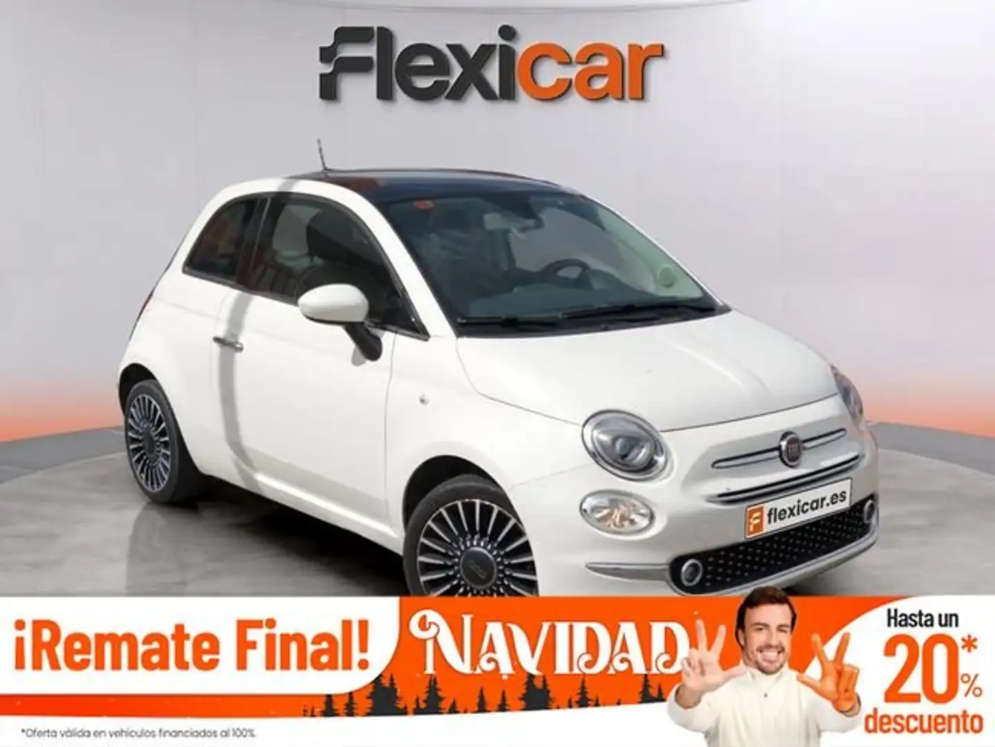 Fiat 500 1.2 Lounge Blanc - 1