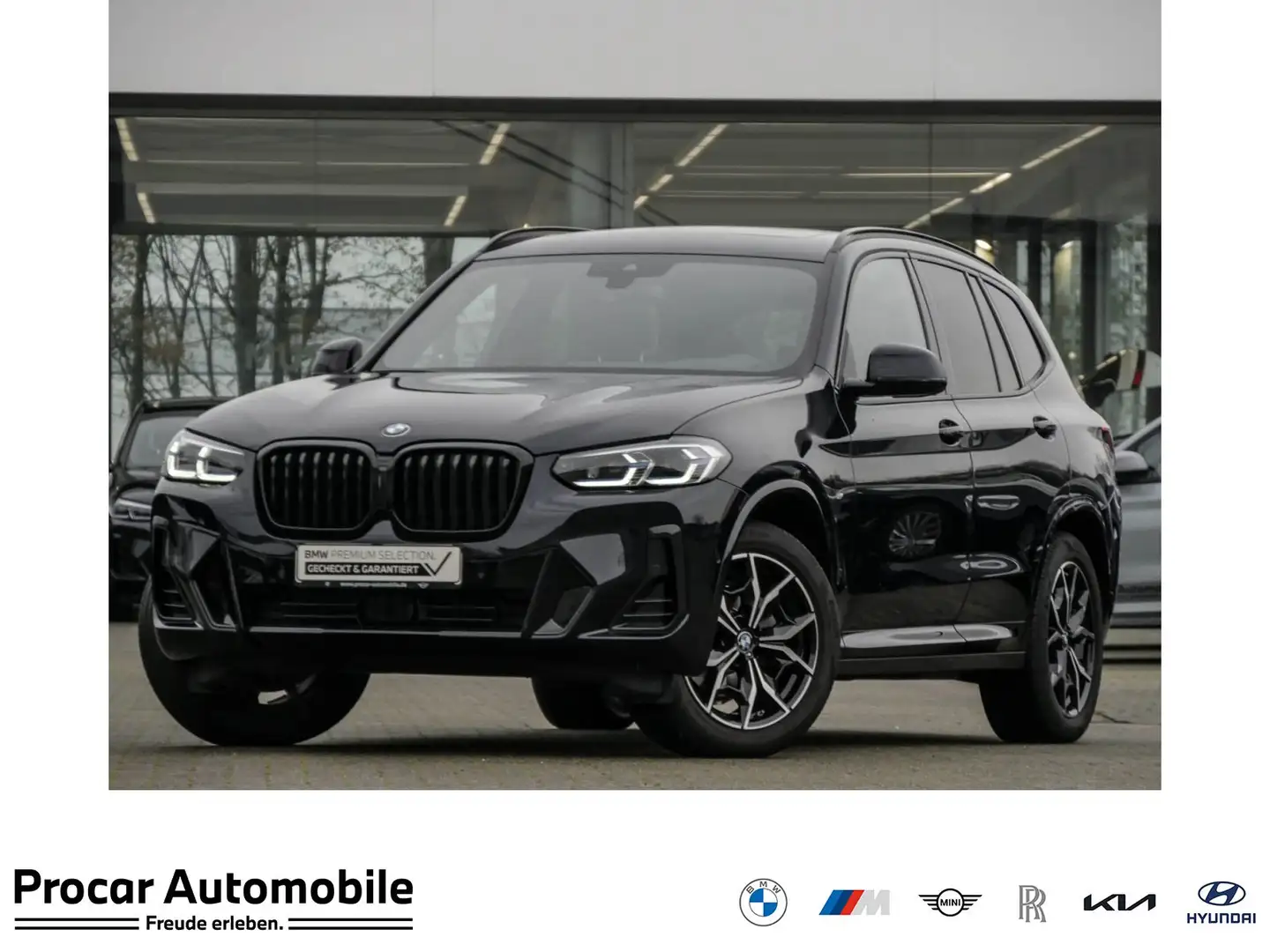 BMW X3 xDrive20d M SPORT+AHK+PANO+HuD+ACC+DA+PA Schwarz - 1