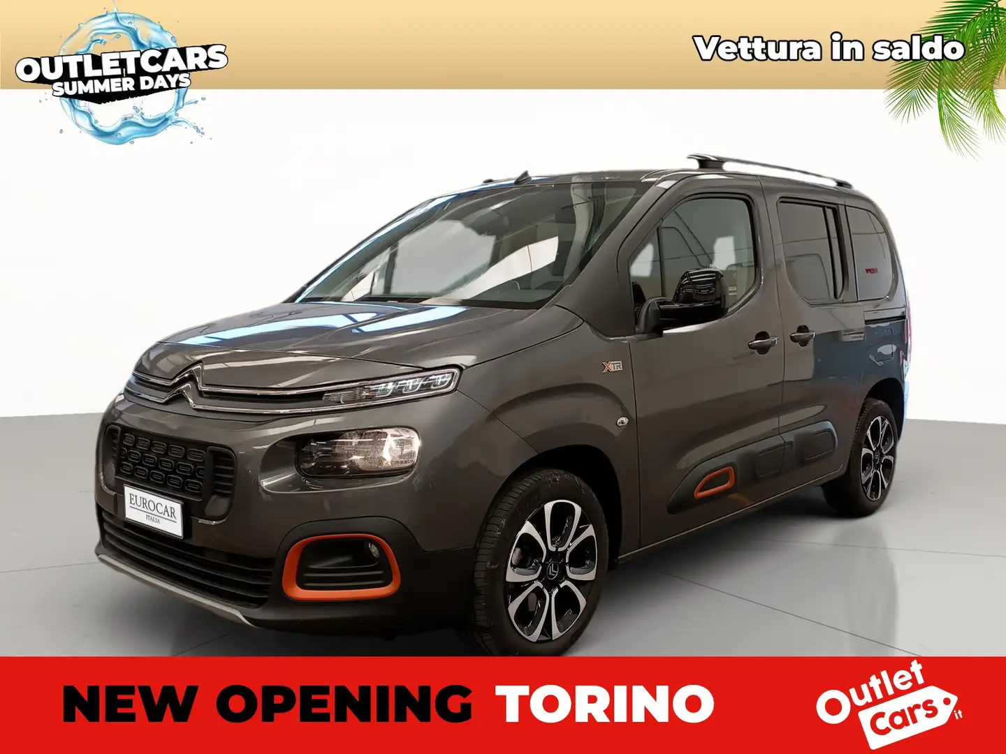 Citroen Berlingo 1.5 bluehdi m shine s&s 130cv Grijs - 1