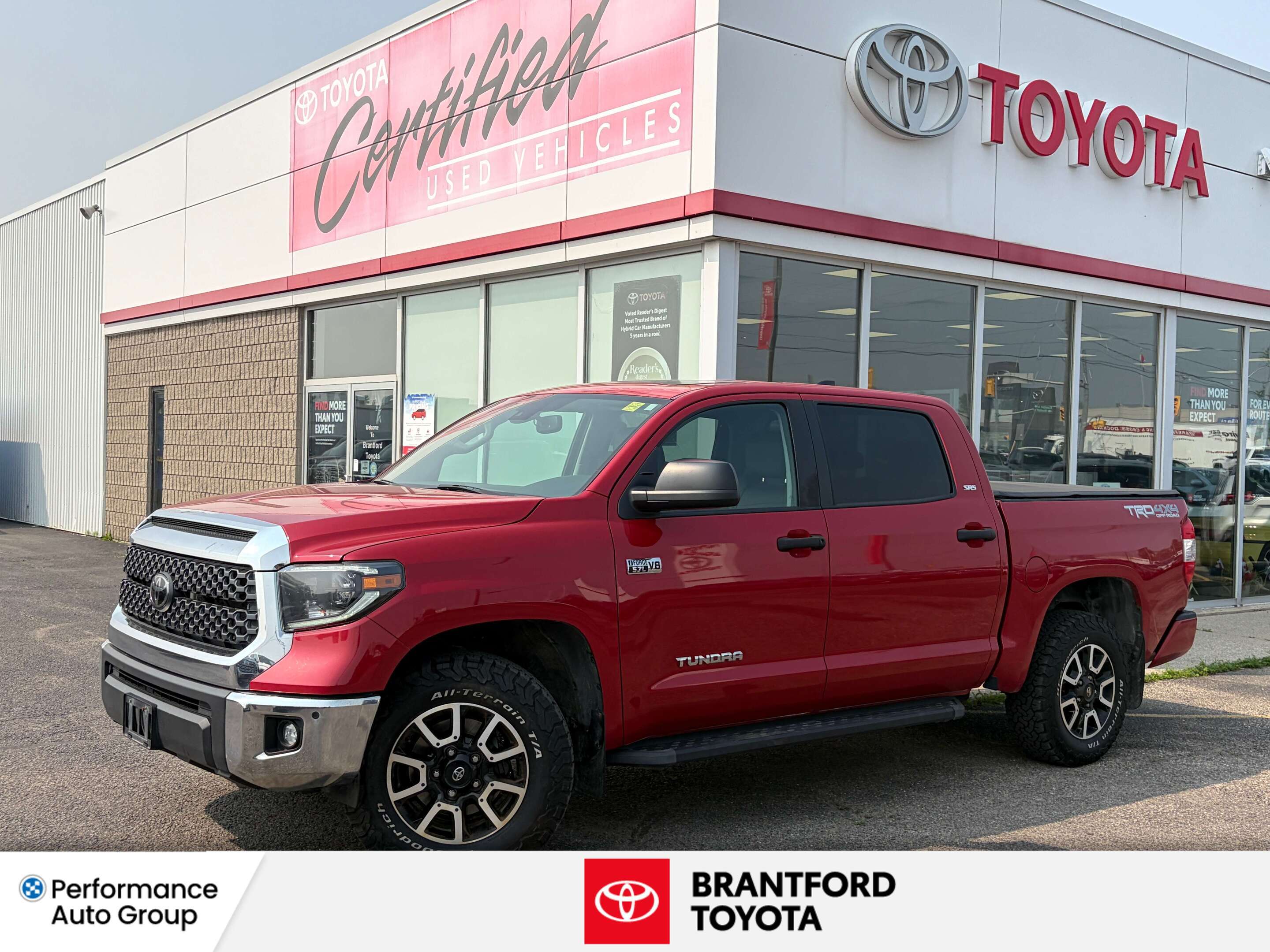 Red 2021 Toyota Tundra Pickup Truck Automatic