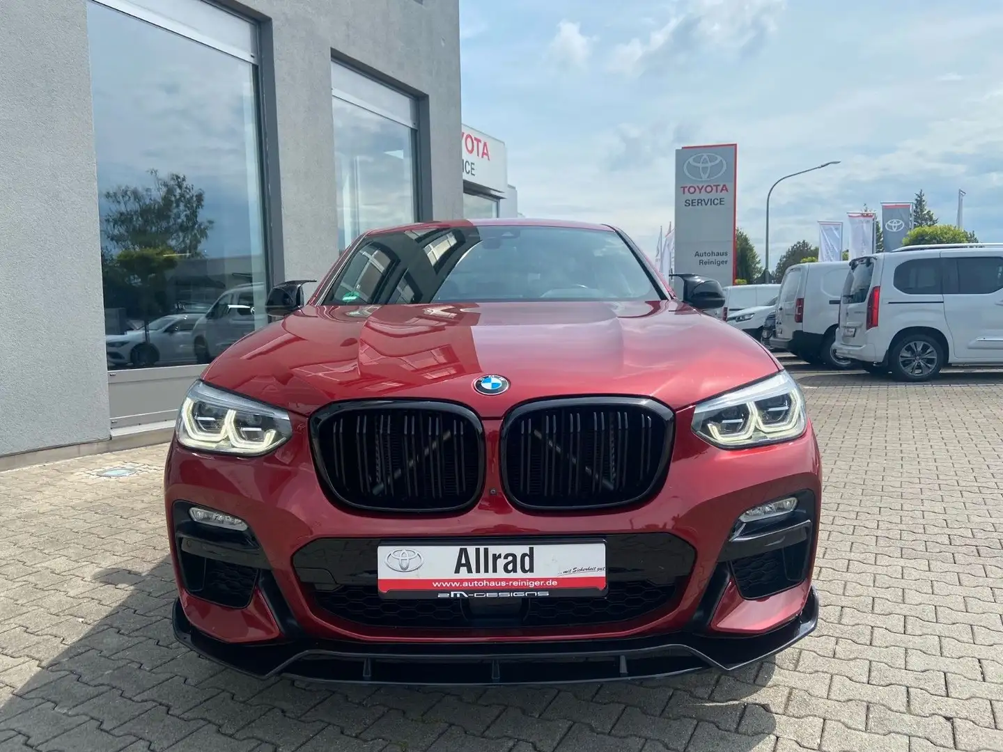 BMW X4 M i x-Drive*2.Hand,Schiebedach,Allrad,Leder Rood - 2