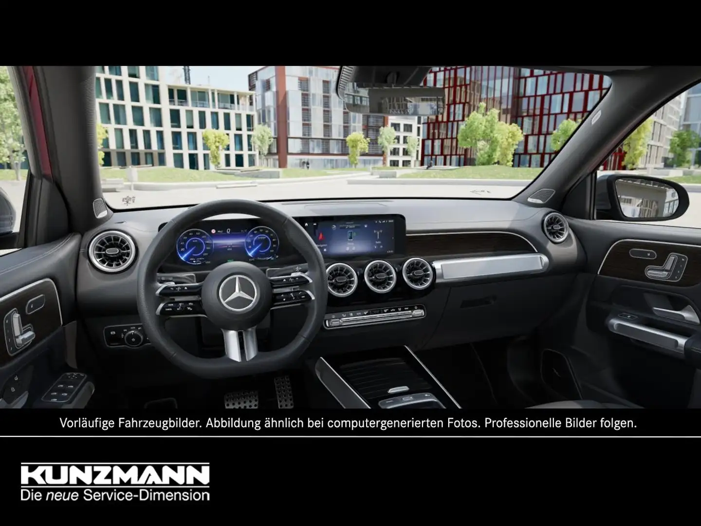 Mercedes-Benz EQB 350 4M AMG Night Panorama Burmester AHK 360° Rood - 2