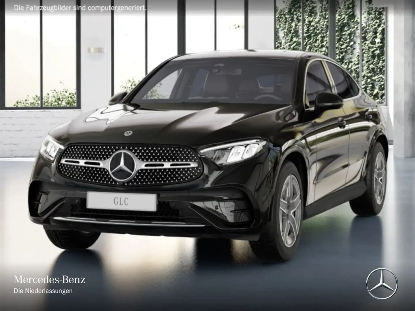 Mercedes-Benz GLC 220 d 4M AMG+LED+KAMERA+TOTW+KEYLESS+9G Schwarz - 2