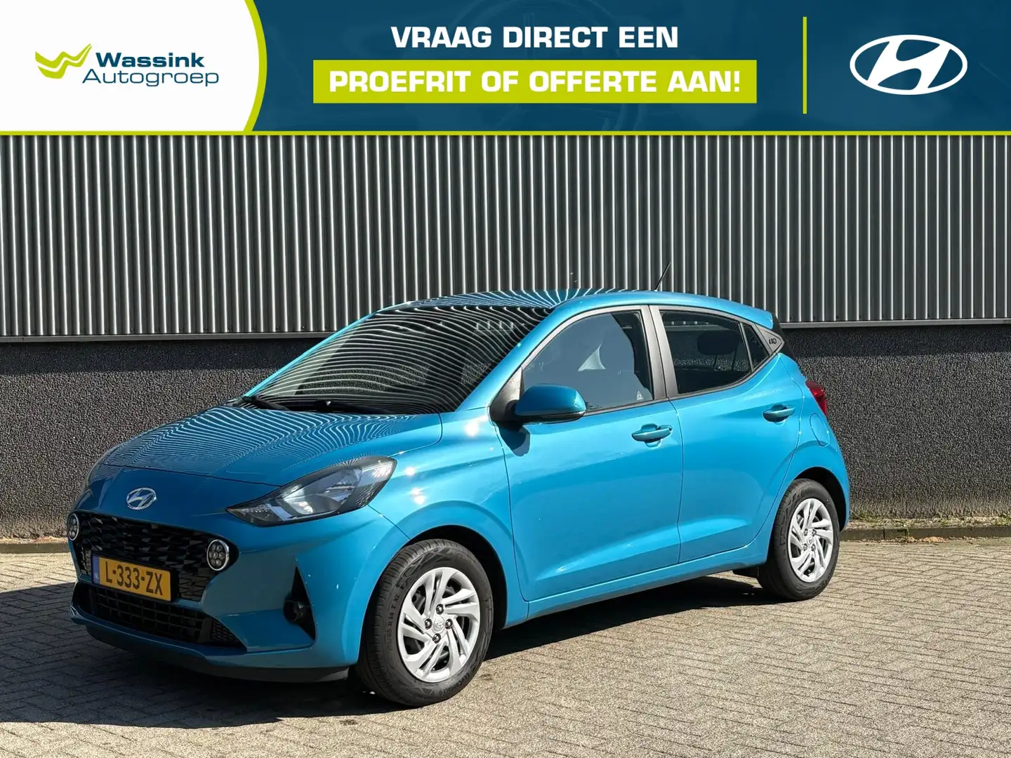 Hyundai i10 1.0i 67pk Comfort | Cruise Control | Airco | Apple Blauw - 1