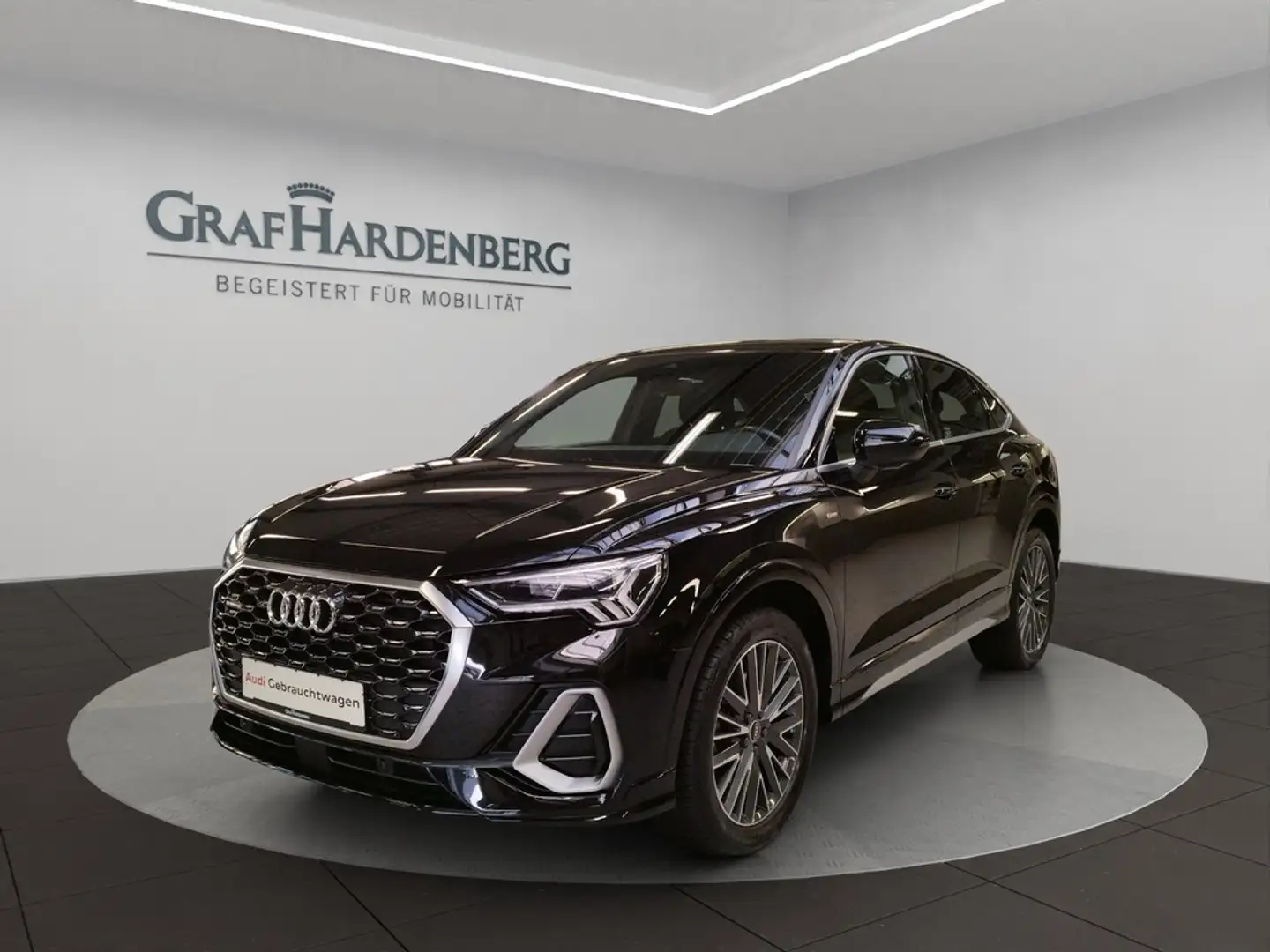 Audi Q3 Sportb. 40 TDI qu. S tronic S Line Pano ACC Schwarz - 1