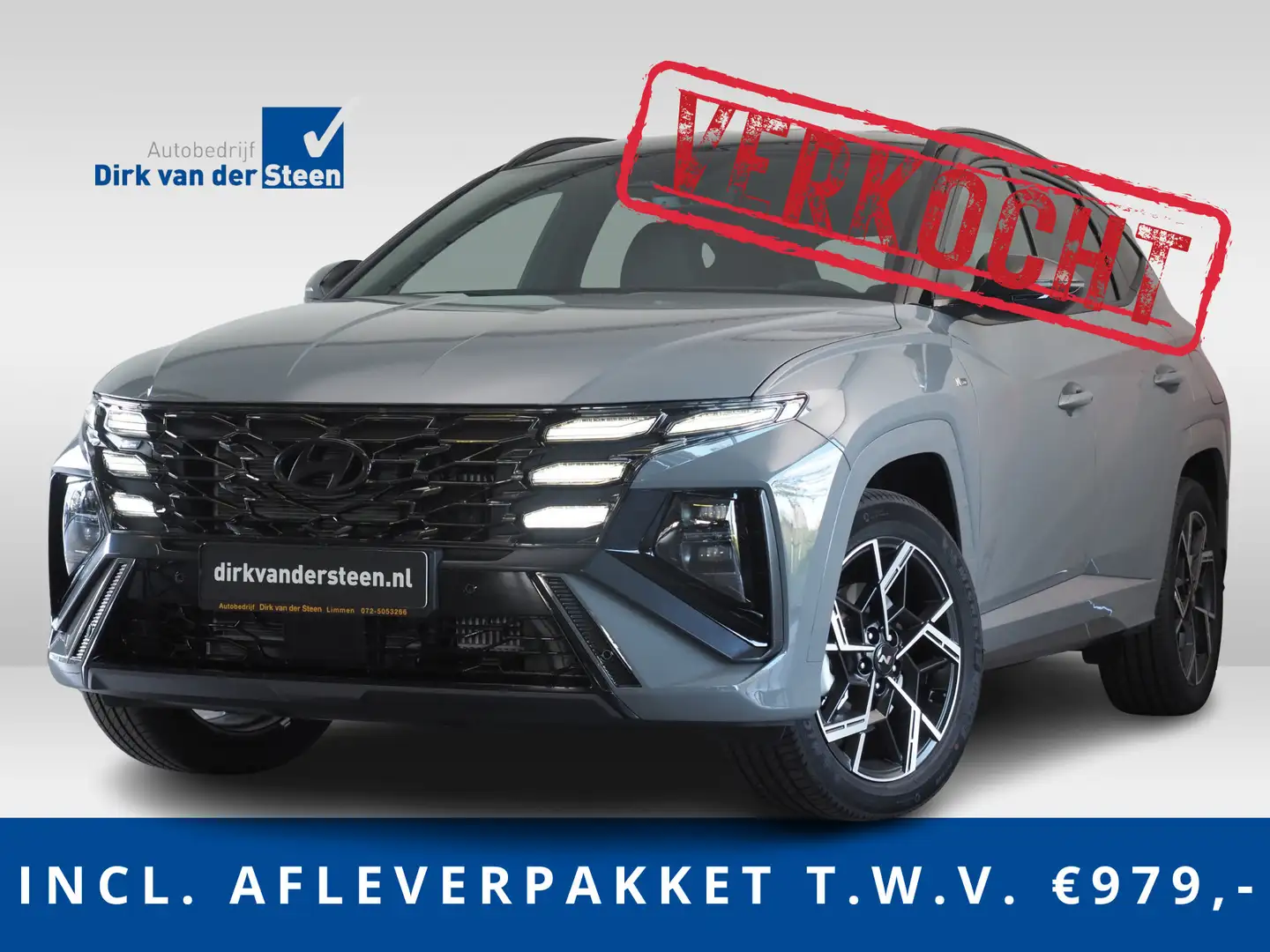 Hyundai TUCSON 1.6 T-GDI PHEV N Line Business 4WD | Dodehoekdetec Gris - 1