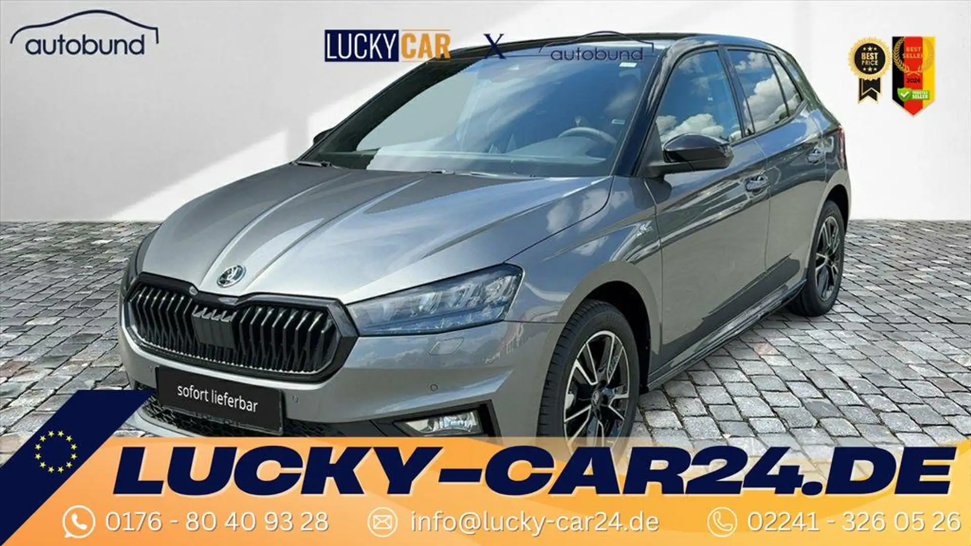 Skoda Fabia MONTE CARLO IV 1,0 TSI DSG Klimaaut. Kamera 85 ... Grau - 1