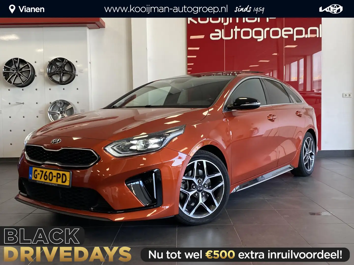 Kia ProCeed / pro_cee'd 1.4 T-GDI GT-PlusLine garantie t/m 11-2029! Oranje - 1