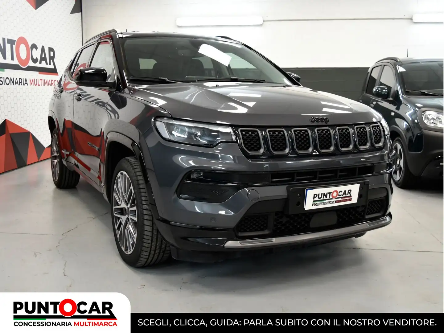 Jeep Compass Compass 1.5 Turbo T4 130 CV MHEV 2WD Summit Grigio - 2