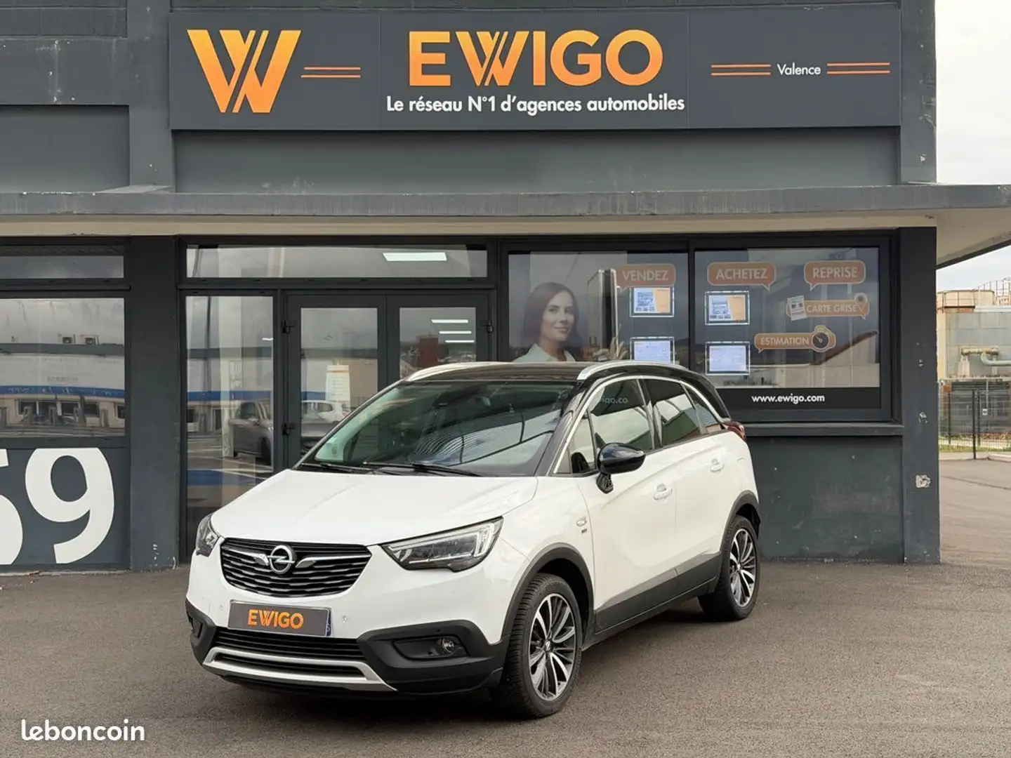 Opel Crossland X 1.2 t 110ch design 120-ans Blanc - 1