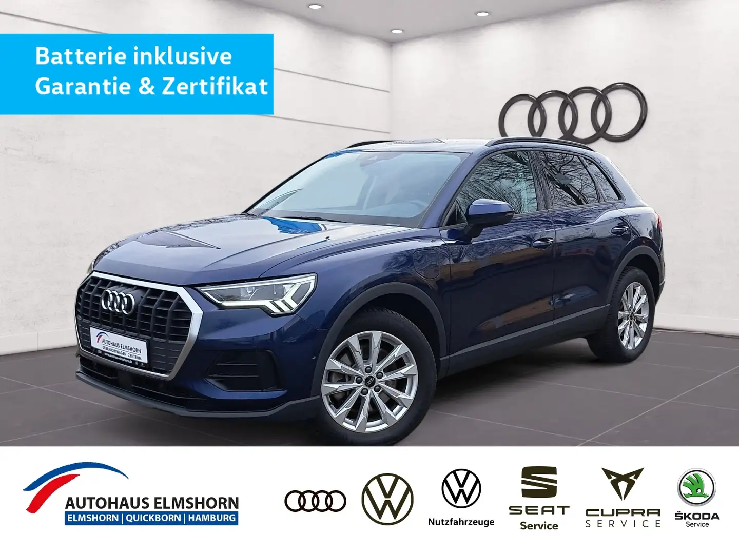Audi Q3 45 TFSIe S tronic NAV 4xKAM LED GJ-REIF PDC SHZ Blau - 1
