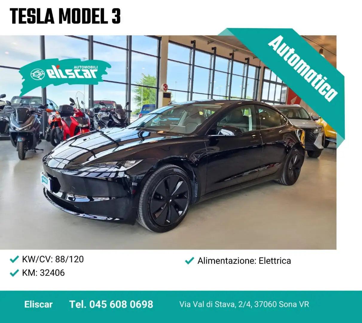 Tesla Model 3 NV35 RWD Premium Schwarz - 1