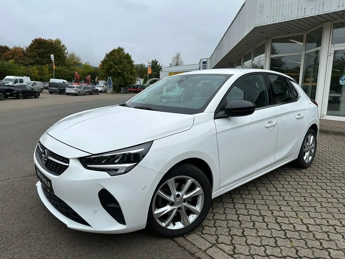 Opel Corsa F 1.2 Elegance Automatik + Allwetterreifen Blanc - 2