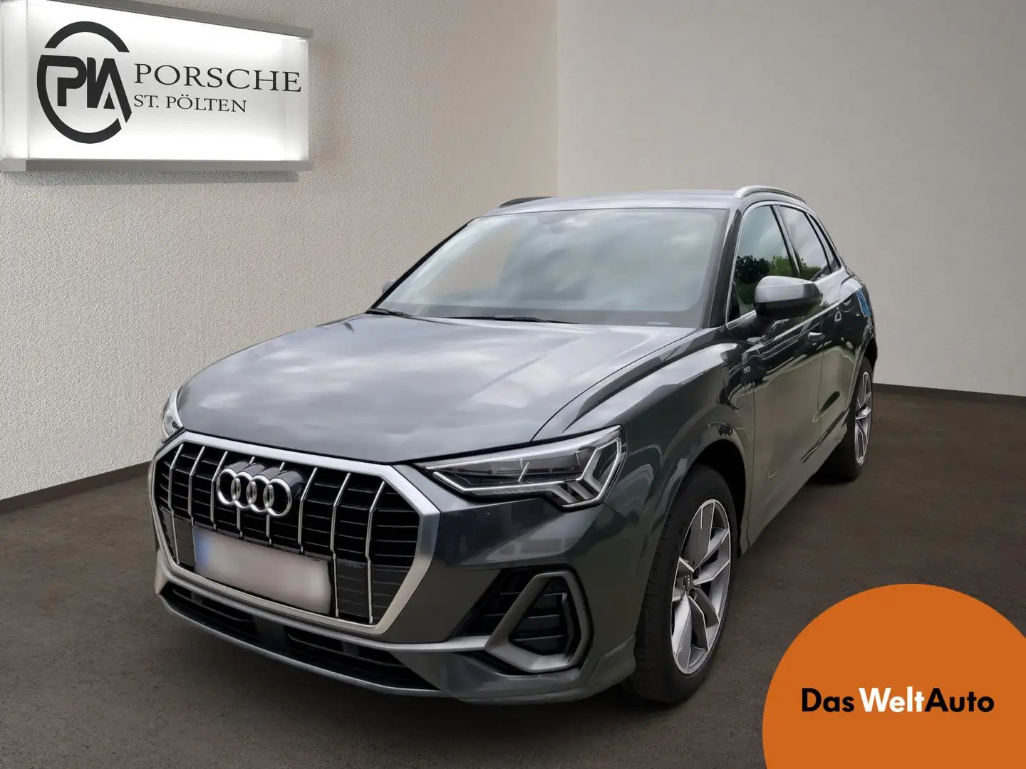 Audi Q3 e-tron 45 TFSI e S line exterieur Gris - 1