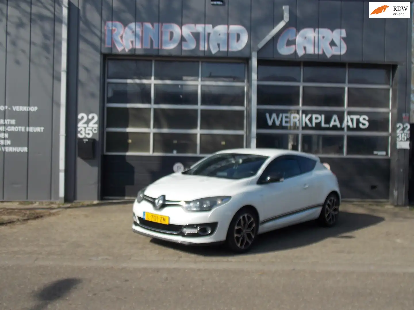 Renault Megane Coupé 1.2 TCe GT-Line Automaat Airco Elek Pakket 2 Wit - 1