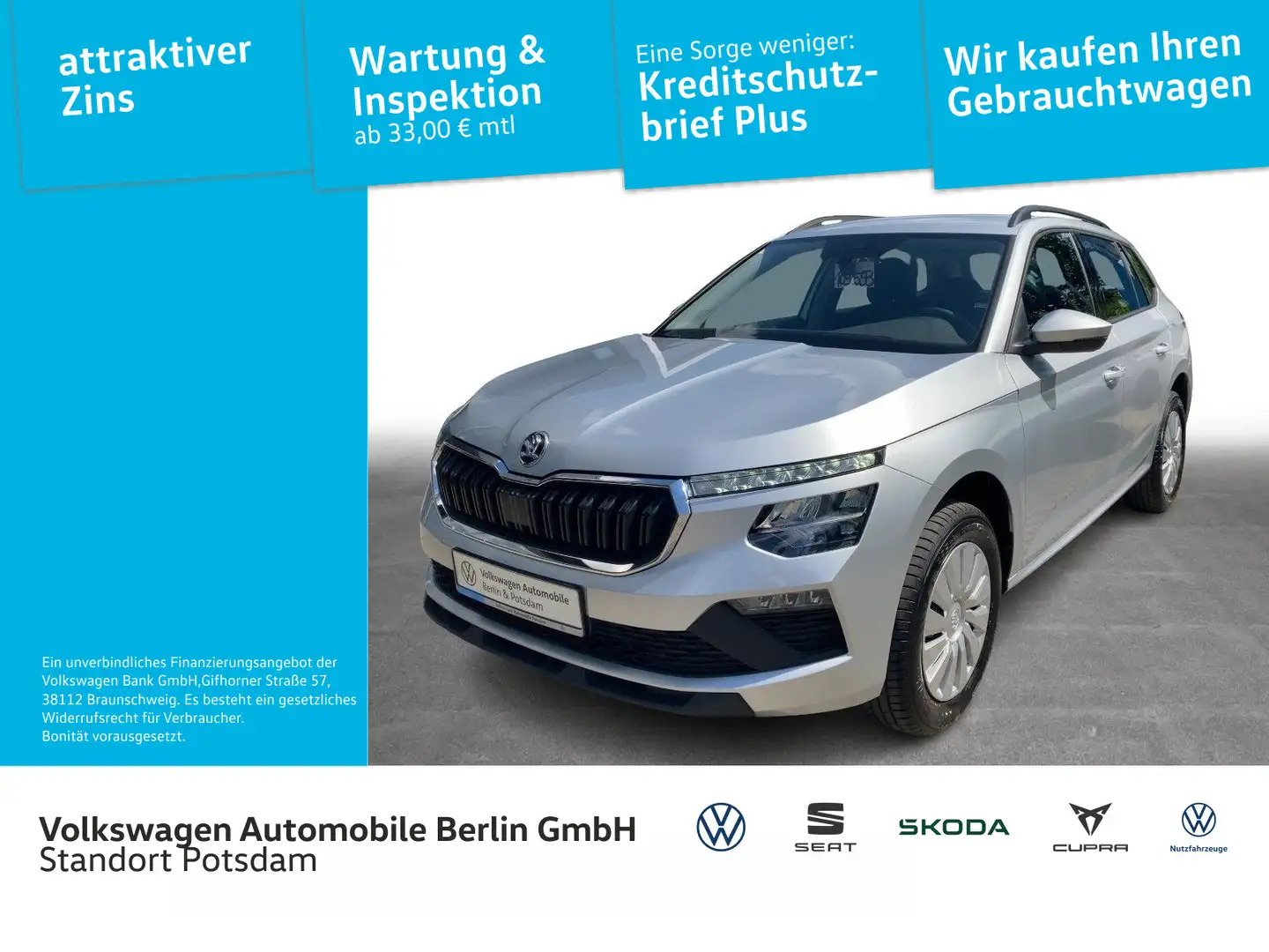 Skoda Kamiq 1.0 TSI Essence OPF (EURO 6e) Plateado - 1