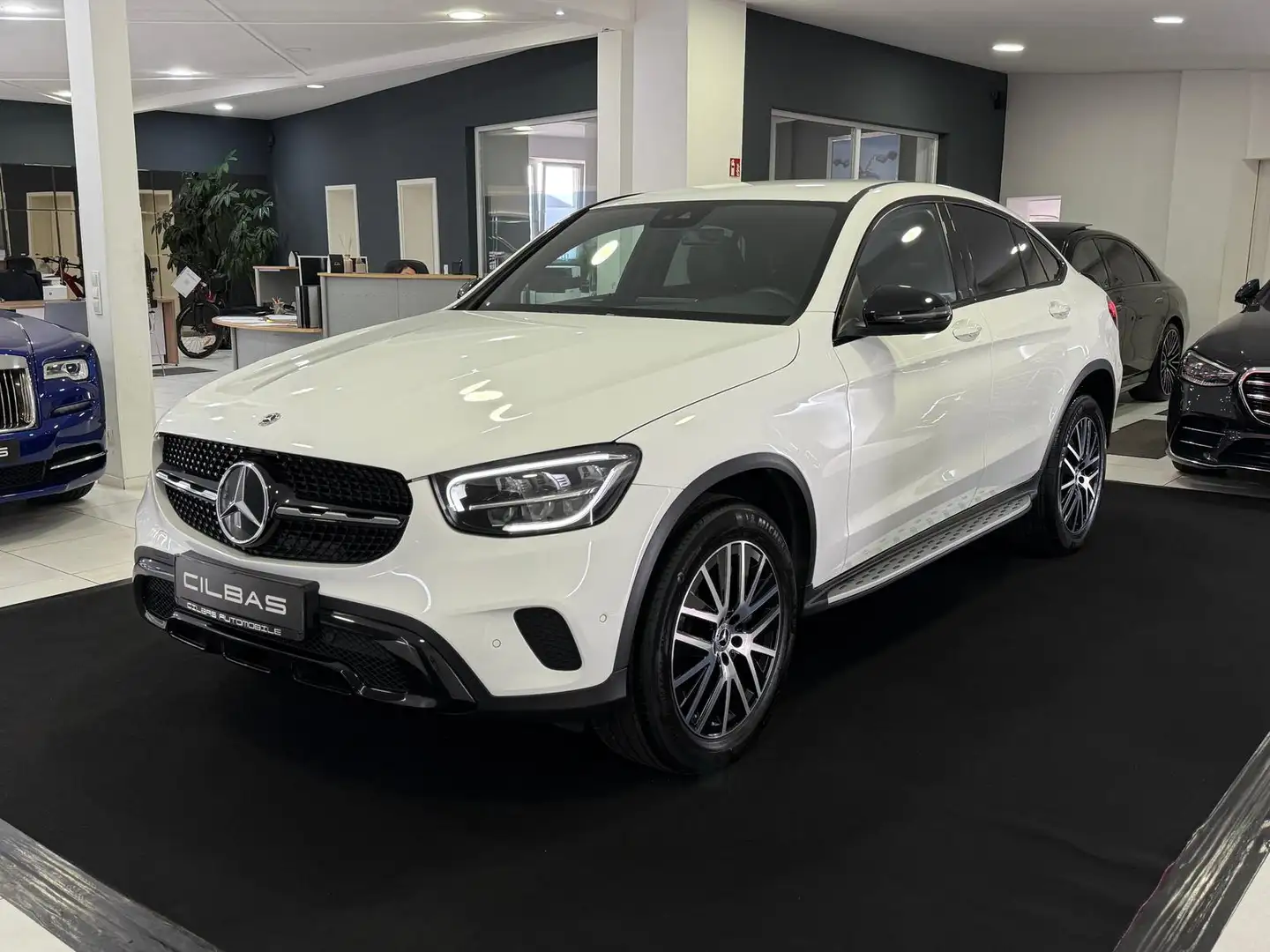 Mercedes-Benz GLC 300 de Coupe 4M*STHZ*AMBIENTE*KAM*SPUR*DIST* Blanc - 1