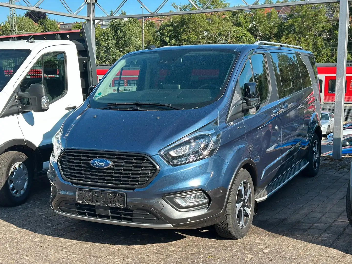 Ford Tourneo Custom 2.0 Active 320 L2 #AUTOMATIK Blu/Azzurro - 1