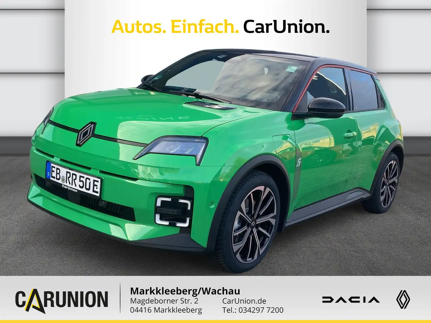 Renault R 5 E-Tech 100% elektr. Techno 150 Comfort Range Grün - 1