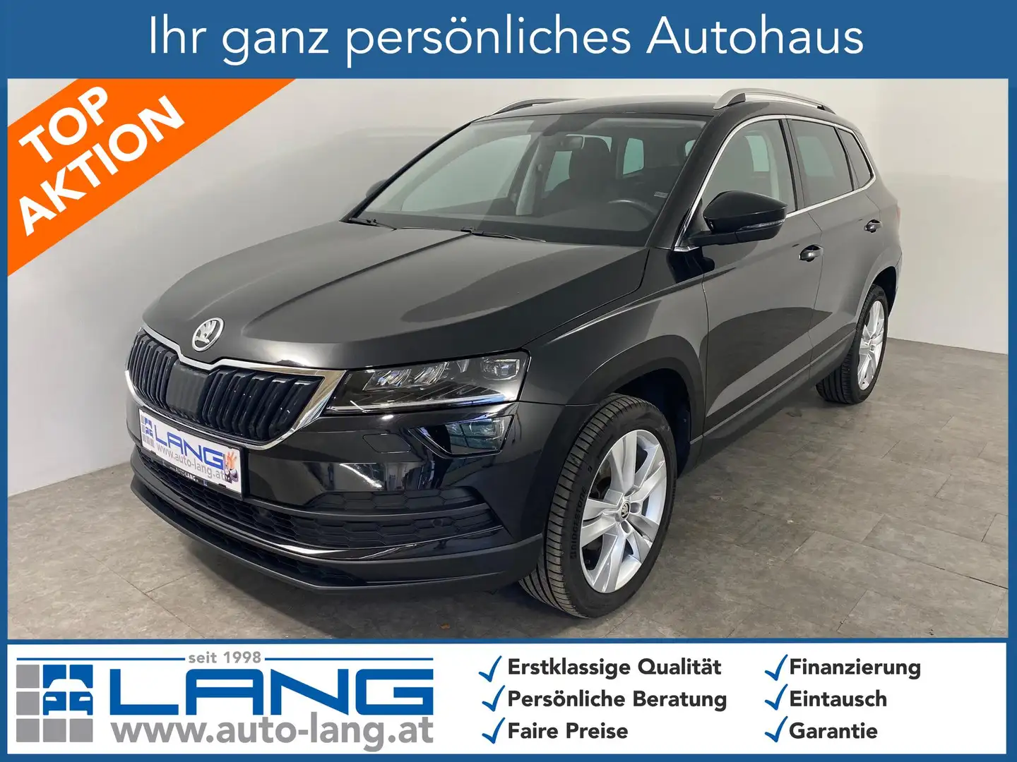 Skoda Karoq 1.5 TSI DSG ACT Style OPF LED*NAVI*RFK*ACC 110 ... Schwarz - 1