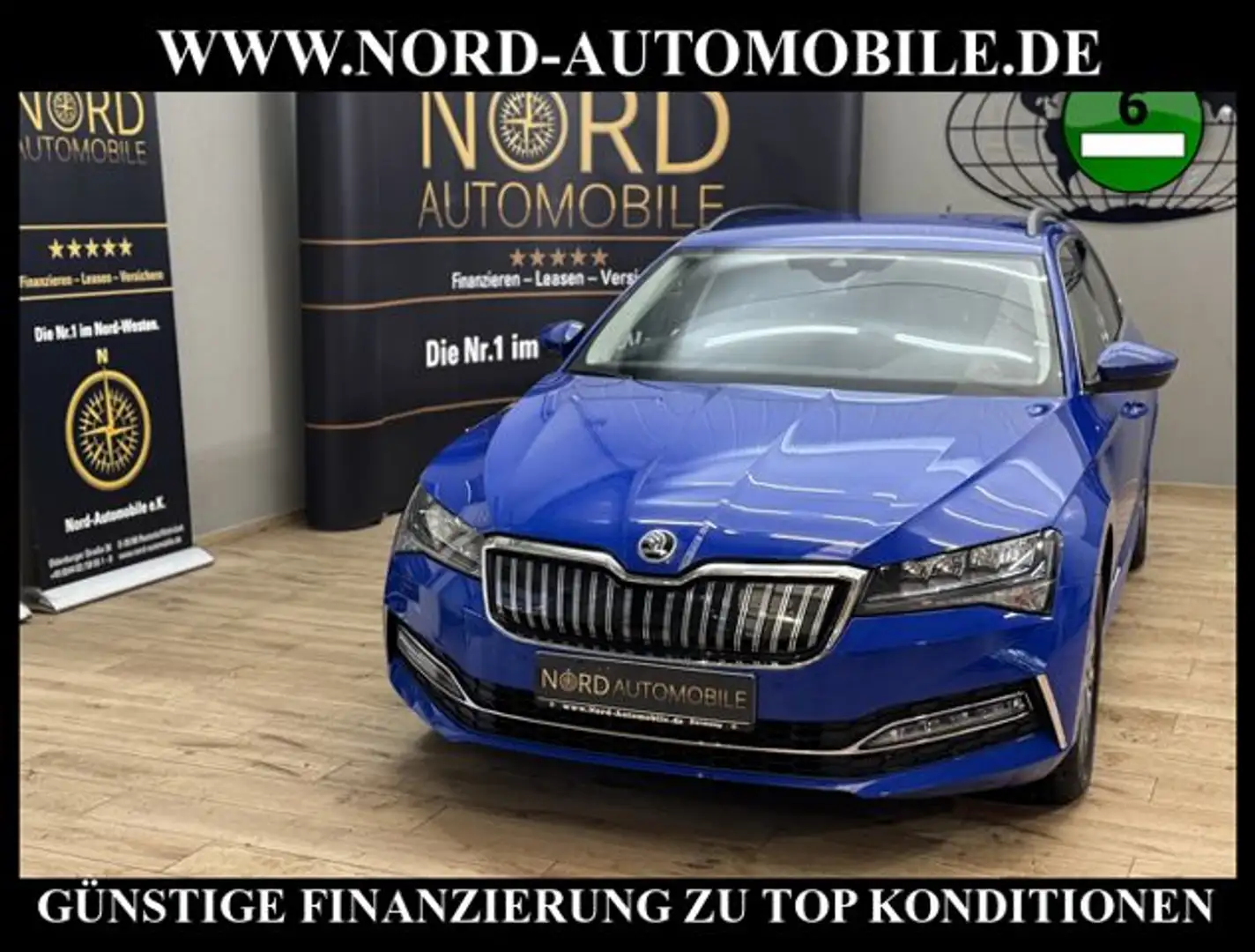 Skoda Superb iV Combi Ambition 1.4 TSI DSG Kamera/Virt Ambition Bleu - 1