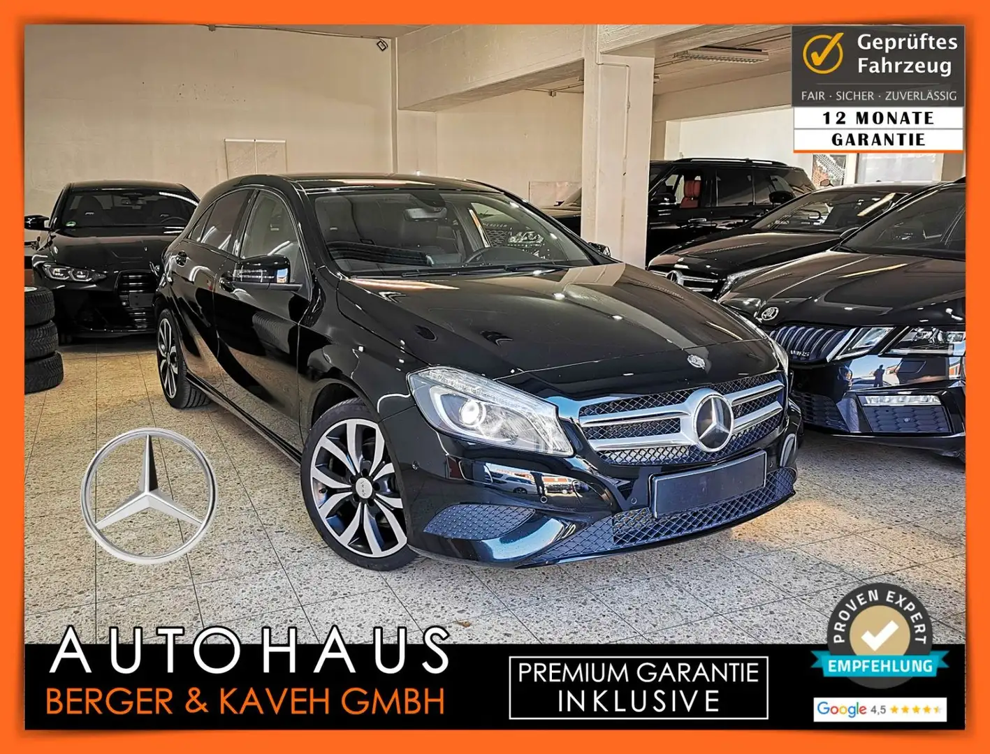 Mercedes-Benz A 200 XENON | LEDER [ +12MON GARANTIE ] Noir - 1