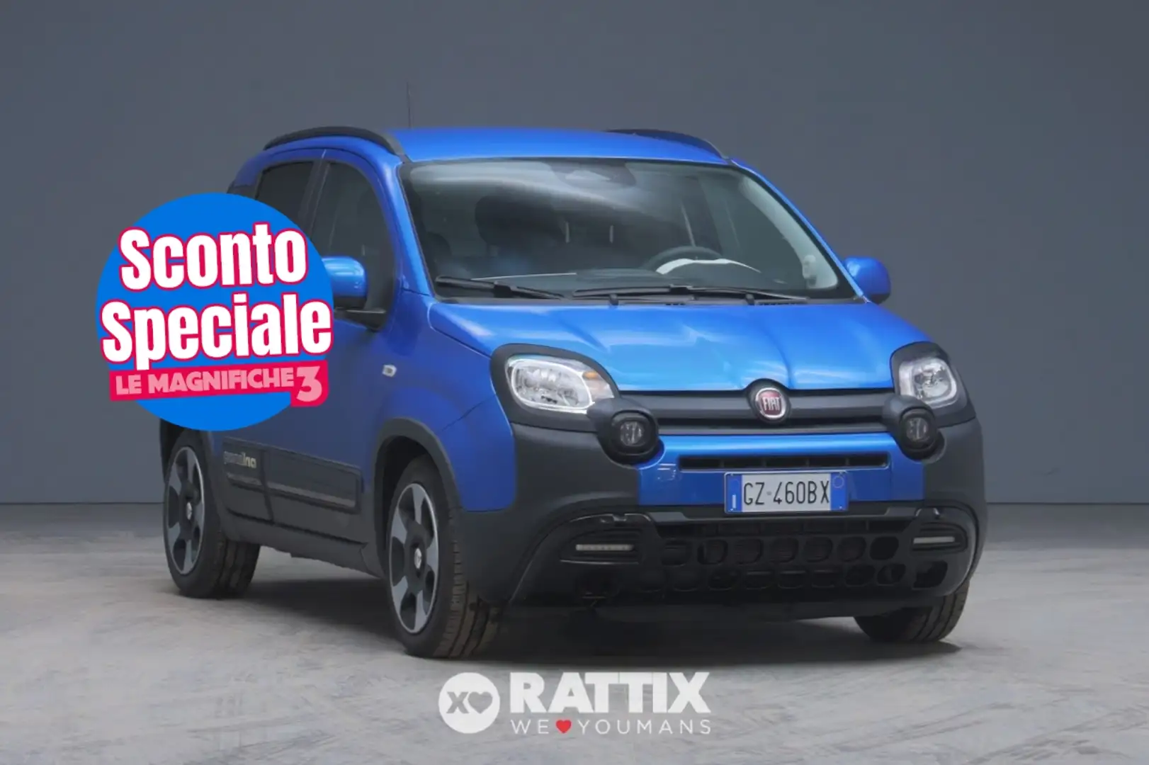 Fiat Panda Pandina 1.0 Firefly Hybrid 70CV Cross Blau - 1