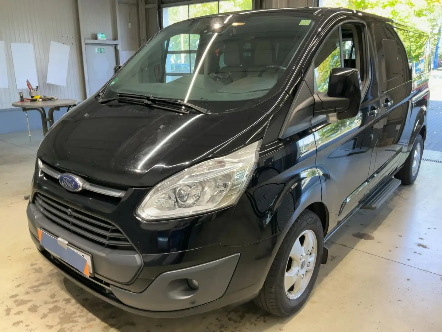 Ford Tourneo Custom *Lang L2*Garantie*MwSt*AHK*R-Cam* Schwarz - 1
