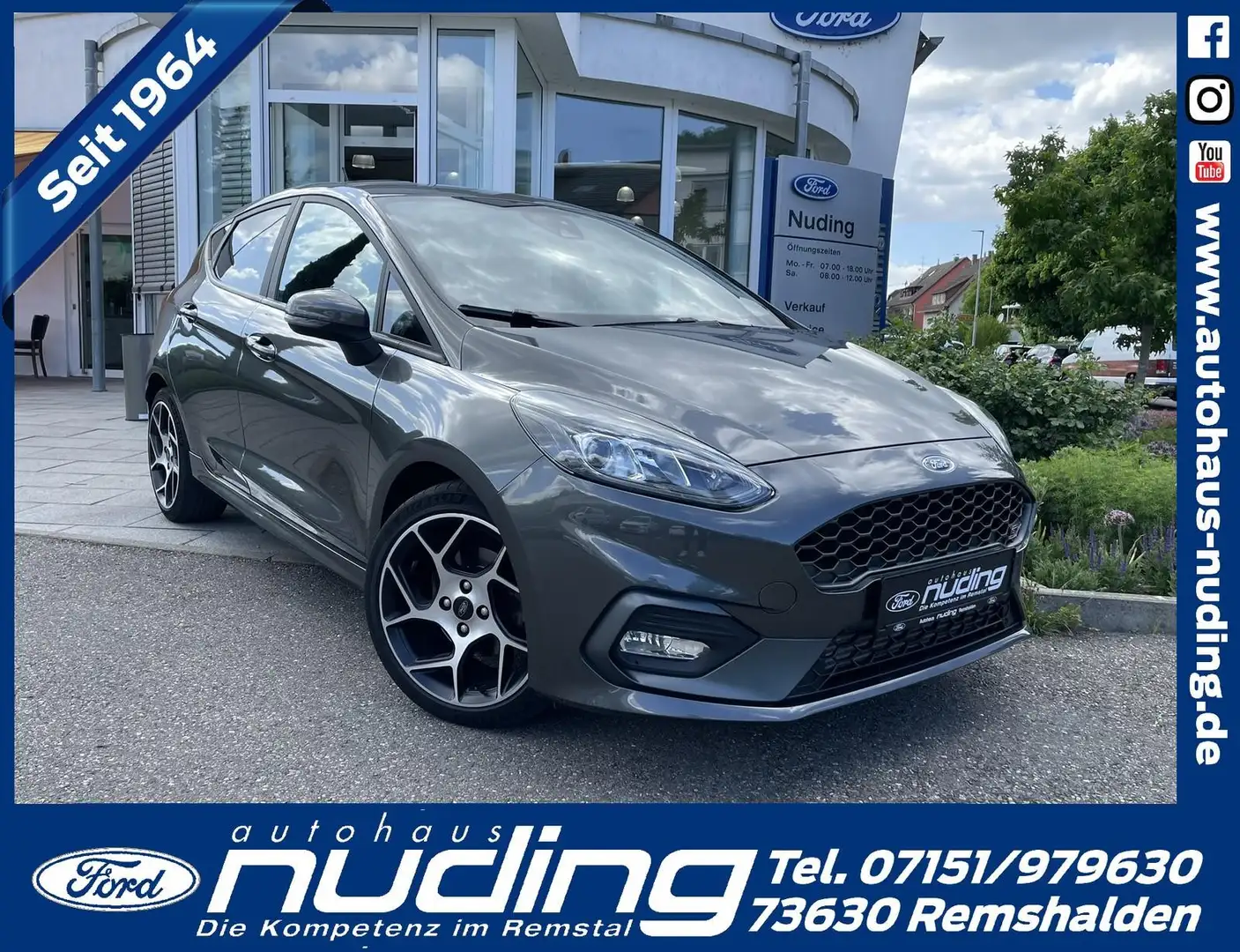 Ford Fiesta 1.5 EcoBoost ST Styling Paket Grau - 1
