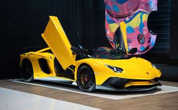 SV Roadster LP 750-4 1of 500 V12 750ch | Immat France Giallo Orion Sensonum Sièges baquets carbone À partir de 4590-mois