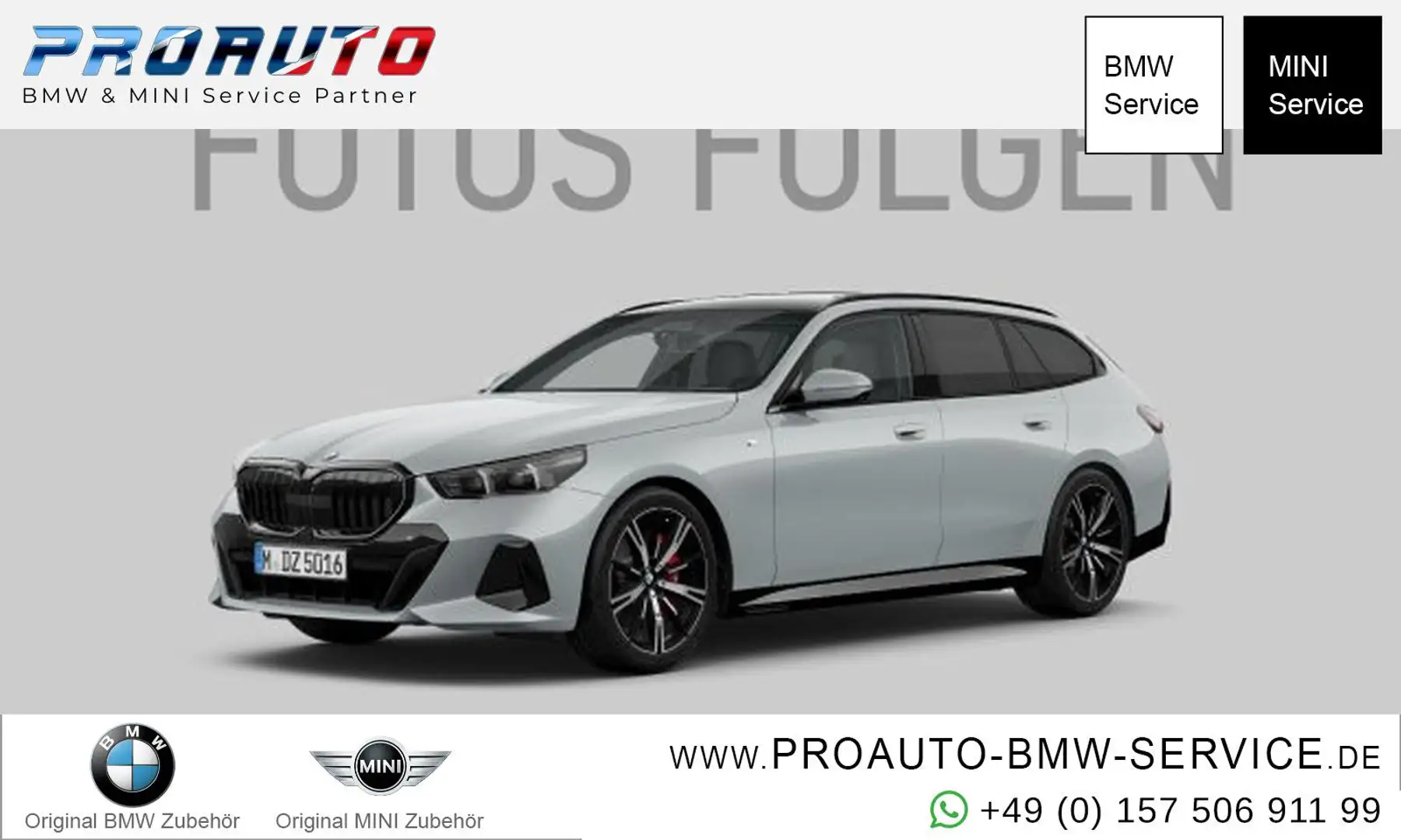 BMW 520 d xDrive Tour M Sport AHK/HUD/20Alu/Pano/A-LED/HK Grau - 1