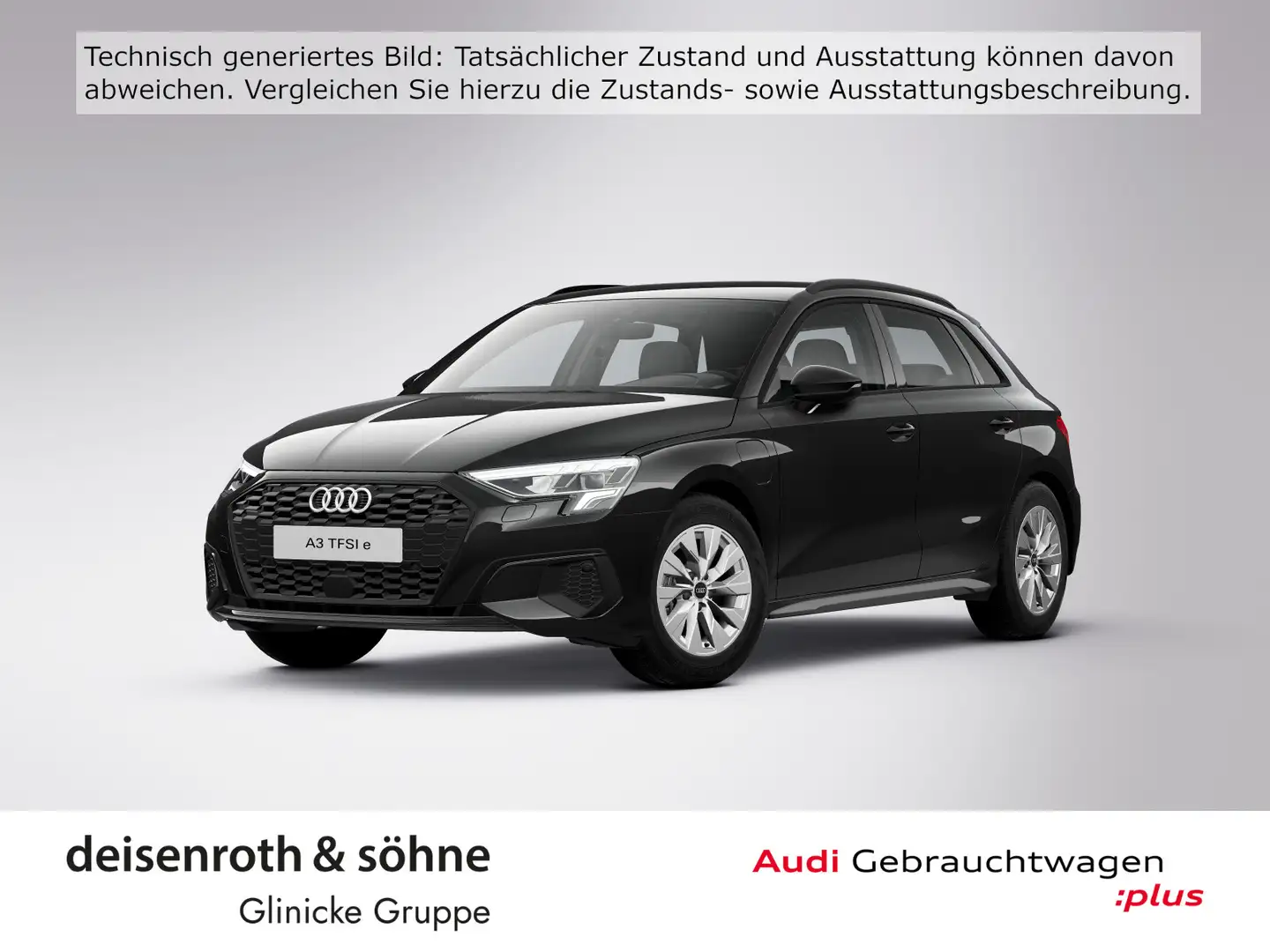 Audi A3 40 TFSI e LED/MMI/ASI/SHZ/sound/BT Schwarz - 1