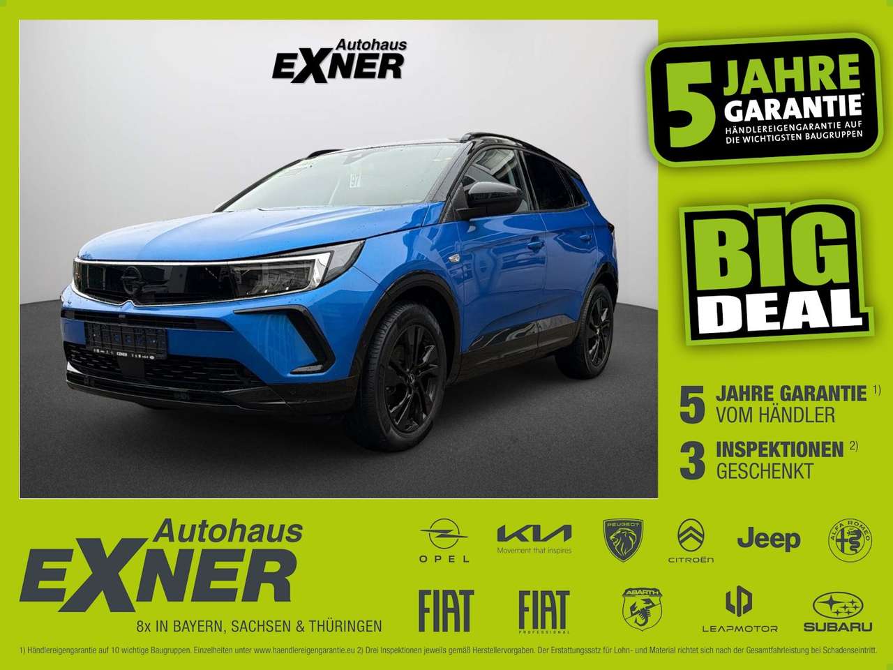 Opel Grandland 1.2 Turbo Gs Line Led+Kamera+Pdc+Sitzh Gasoline Blue Cat_Ma54Mo75943
