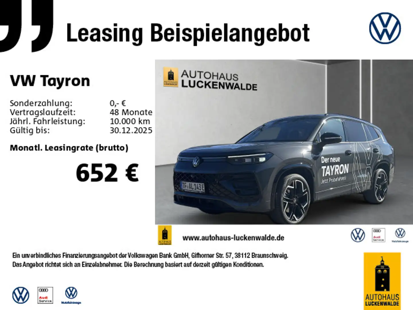 Volkswagen Tayron 1.5 eHybrid R-Line DSG *IQ-MATRIX*AHK* Grau - 1