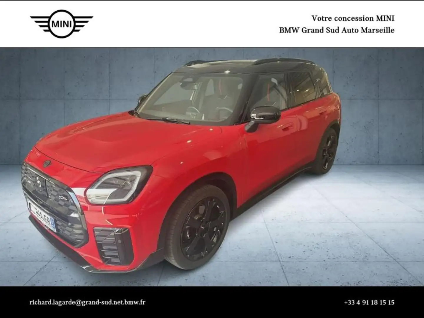 MINI Countryman E E 204ch JCW Rouge - 2