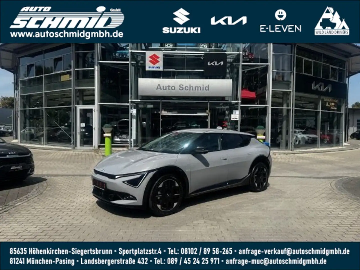 Kia EV6 84 kWh ALLRAD EARTH WÄRMEPUMPE DRIVE COMFORT Gris - 1