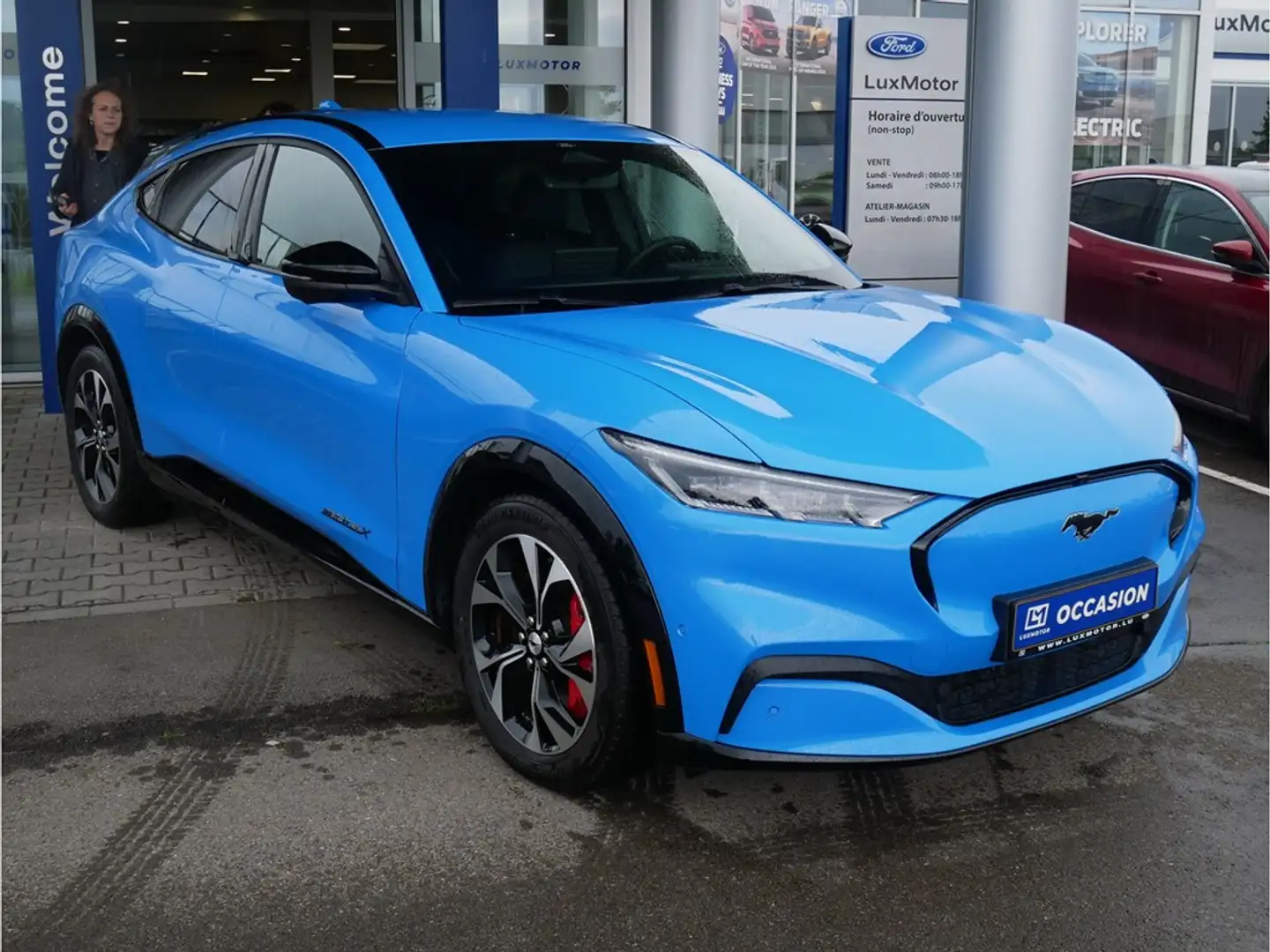 Ford Mustang Mach-E AWD 99kWh Extended Range 351ch-A1 GAR 12/2030 Bleu - 1
