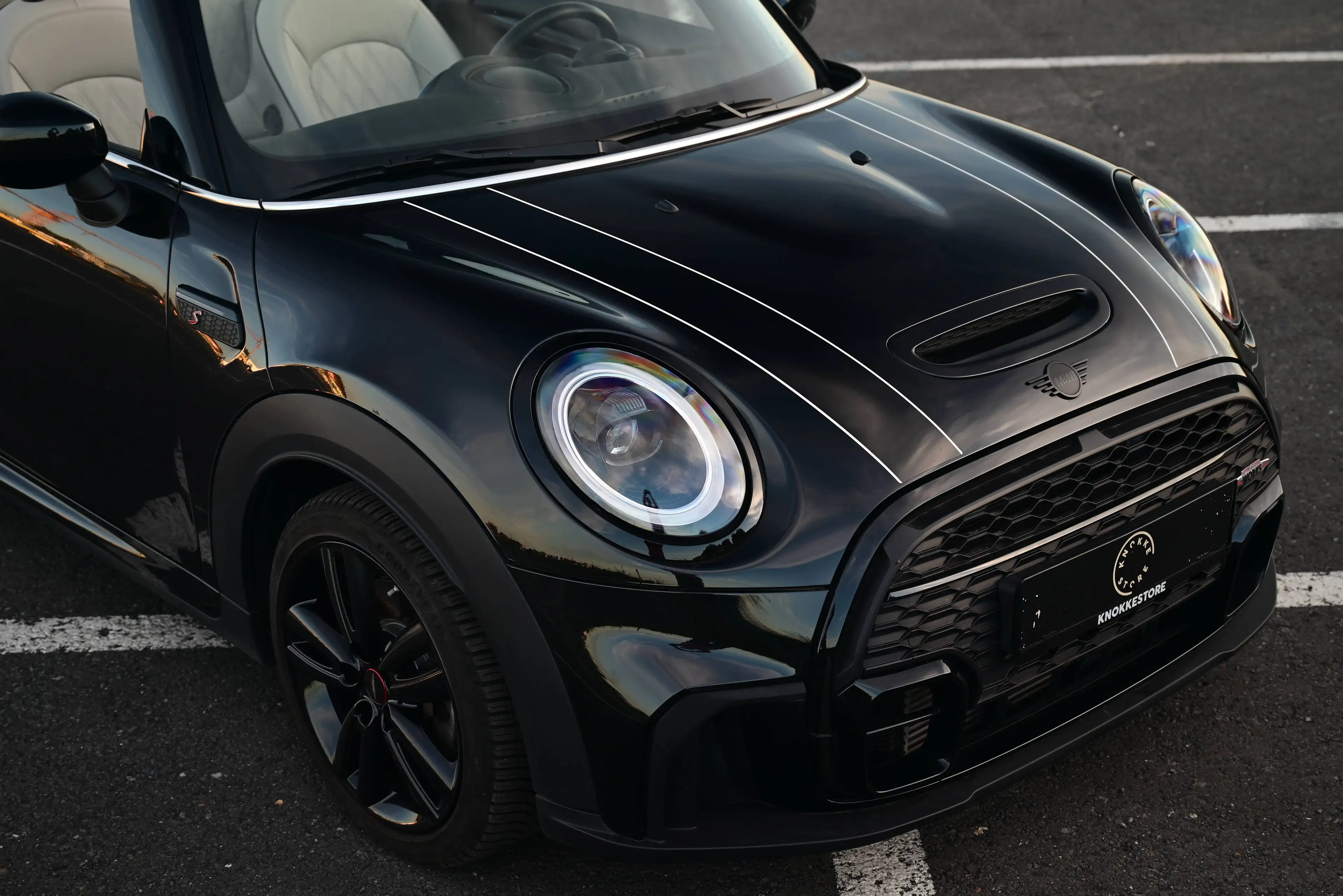MINI Cooper S Cabrio SPORT AUT / JCW TRIM / LEATHER CHESTER GREY / FULL BLACK / TOP CONDITION — photo 11