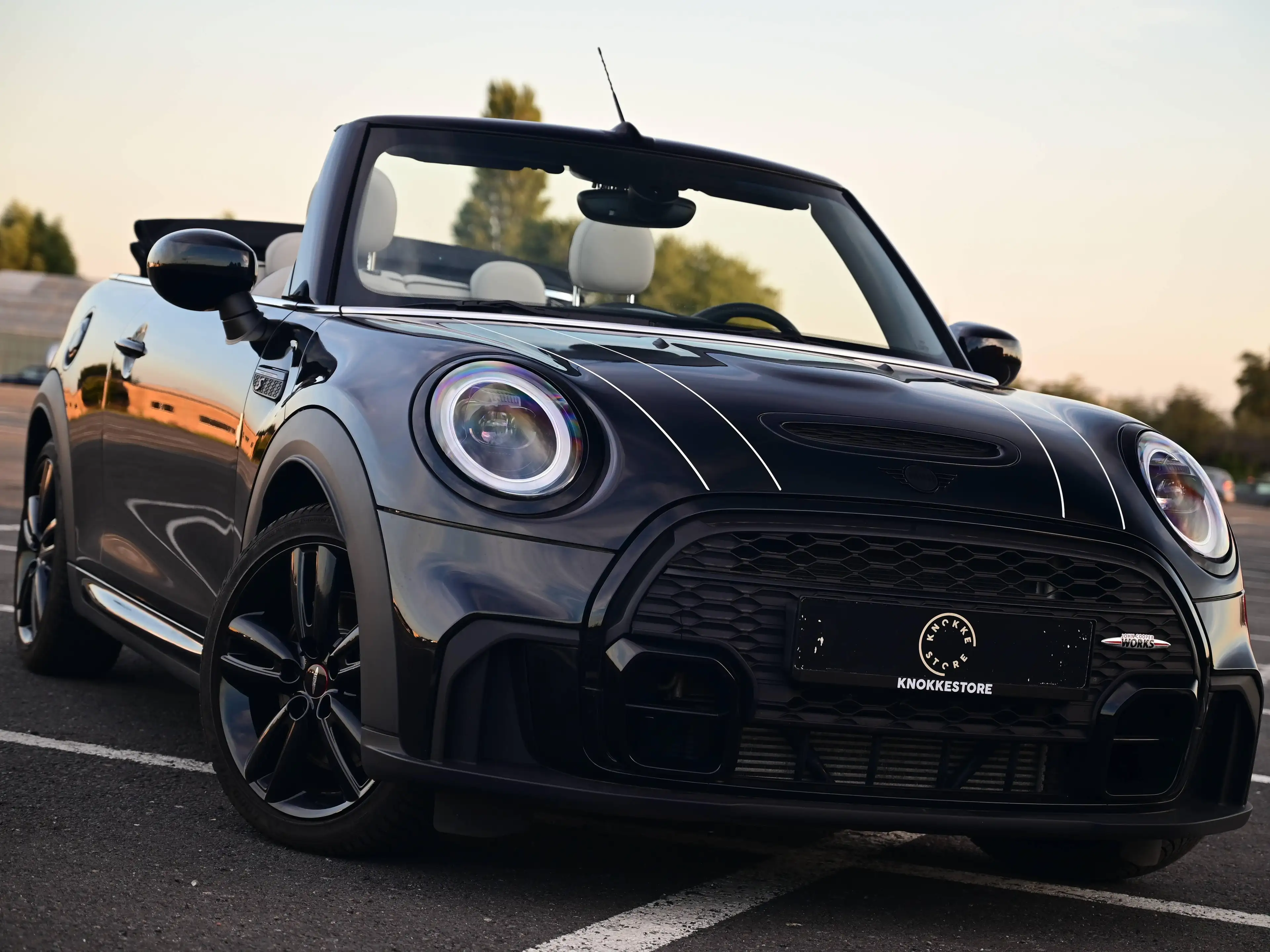 MINI Cooper S Cabrio SPORT AUT / JCW TRIM / LEATHER CHESTER GREY / FULL BLACK / TOP CONDITION — photo 3