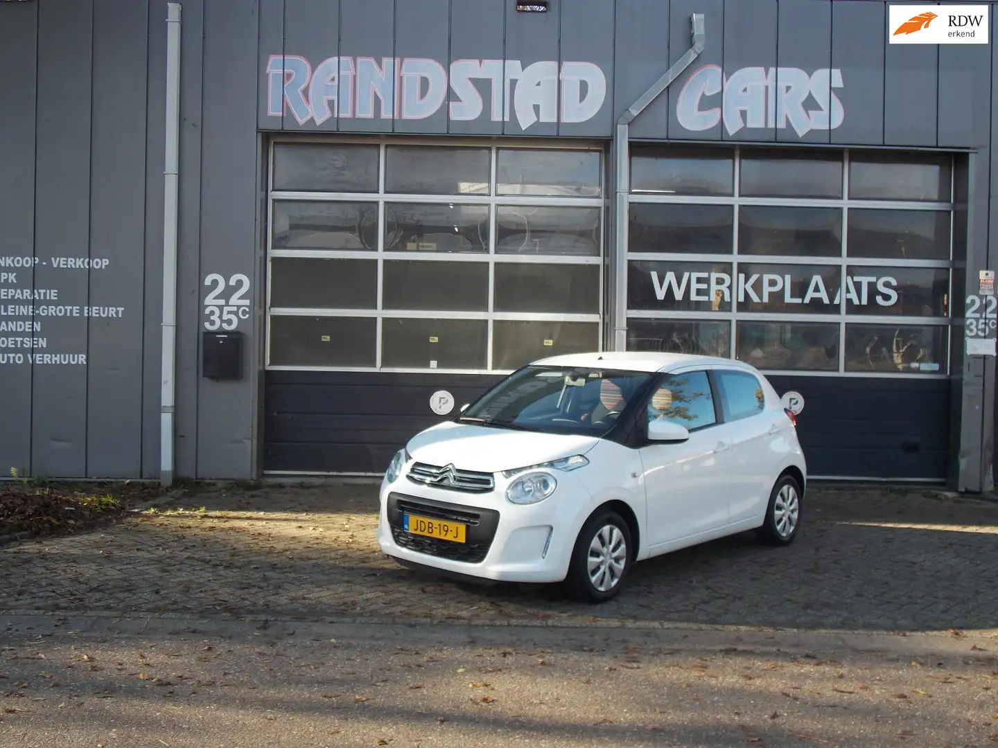 Citroen C1 1.0 VTi Feel Automaat Airco bluetooth Elek Pakket Wit - 1
