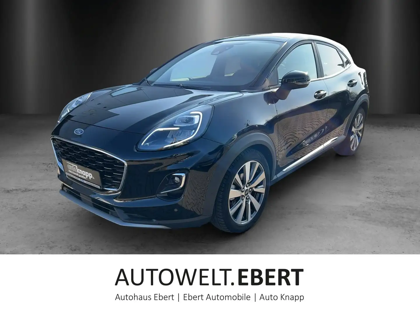 Ford Puma 1.0 EcoBoost Mild Hybrid Titnaium X Schwarz - 1