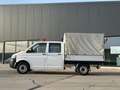 Volkswagen T5 Transporter T5 Doppelkabine Pritsche mit Plane Weiß - thumbnail 2