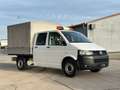 Volkswagen T5 Transporter T5 Doppelkabine Pritsche mit Plane Weiß - thumbnail 4