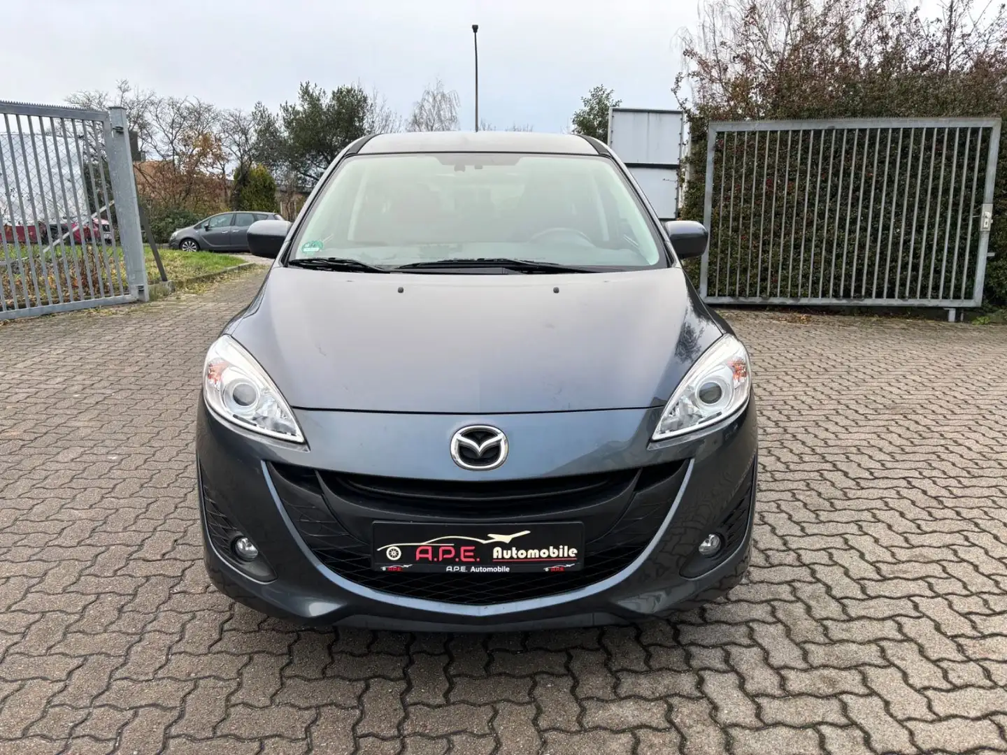 Mazda 5 Center-Line 7 Sitzer 60.000km TÜV NEU Gris - 2